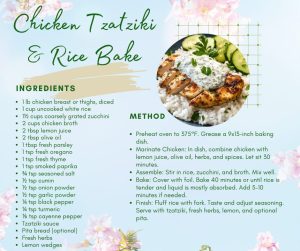 Chicken Tzatziki Rice Back